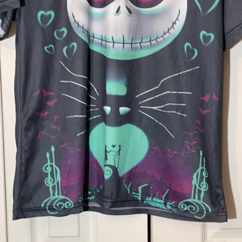 Nightmare Before Christmas Night of Love Mesh Tee - Picture 3 of 12